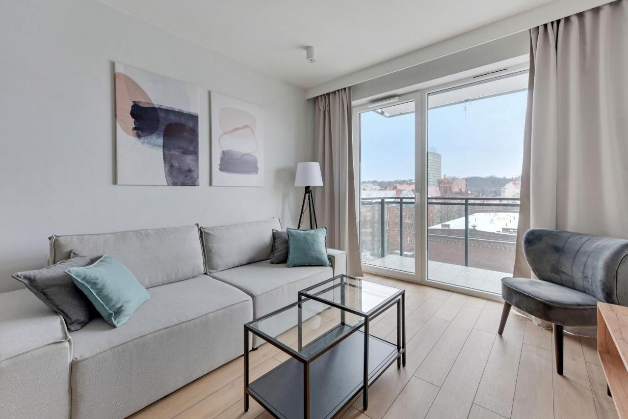 Grand Apartments - Bastion Walowa Modern Apartament Gdansk Bagian luar foto